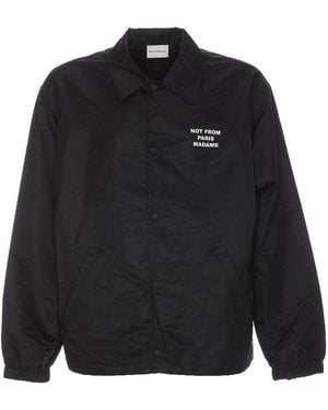 Drole de Monsieur Slogan Jacket - Black