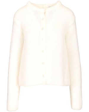 Loewe Mohair Blend Cardigan - Bianco