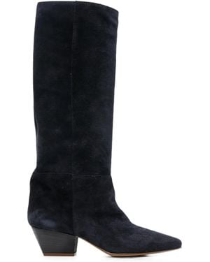 forte_forte Suede Leather Boots - Black