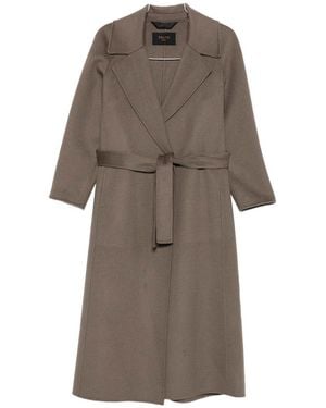 Paltò Paola Wool Coat - Brown