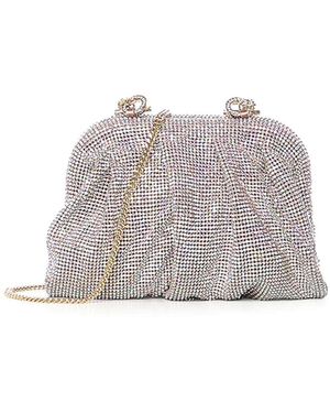 Benedetta Bruzziches Venus La Petite Clutch Bag - Grey