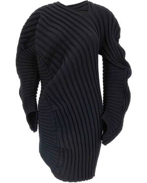 Pleats Please Issey Miyake Knit Top - Blue