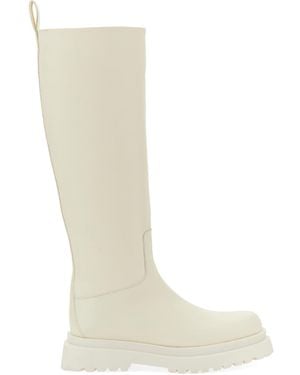 Leonie Hanne Leather Boot - White