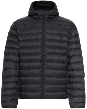 Canada Goose Stratus Tonal Label Hooded Jacket - Black