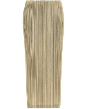 Pleats Please Issey Miyake Pantaloni Più Spessi 1 Gonna - Neutro