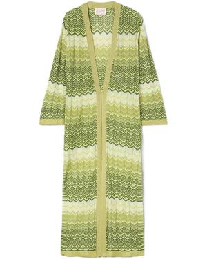 MC2 Saint Barth Tonia Carigan Sea Wave Lurex - Green