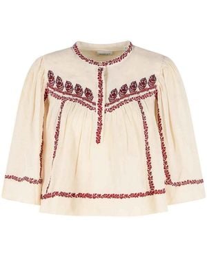 Isabel Marant Juline And Cotton Blouse - Pink