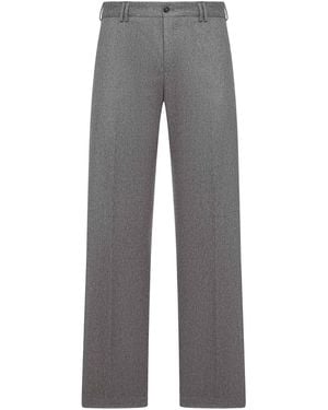 PT Torino Michael Tailored Wool Pants - Gray