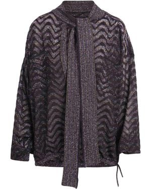 Missoni V-Neck Blouse - Gray