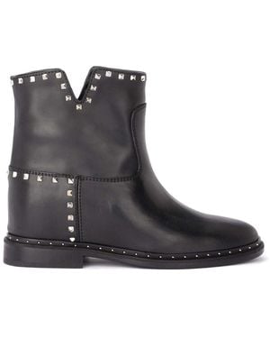 Via Roma 15 Booties - Black