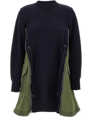 Sacai Sponge Dress - Blue