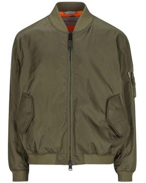 Balenciaga Nylon Bomber Jacket - Green
