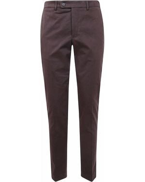 Incotex Chino Slim Fit Trousers - Purple