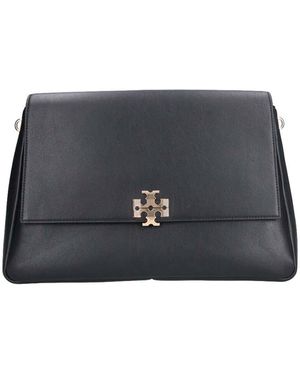 Tory Burch Charlie Large Shoulder Bag - Grey