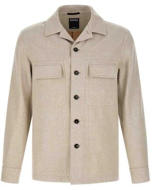 ZEGNA Overshirt - Natural