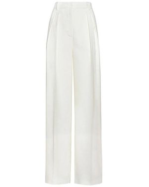 SIMONA CORSELLINI Trousers - White
