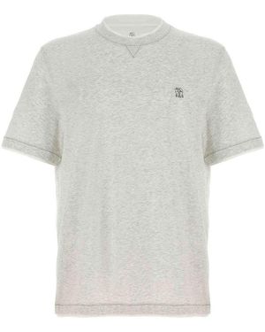 Brunello Cucinelli Layered T-Shirt - White