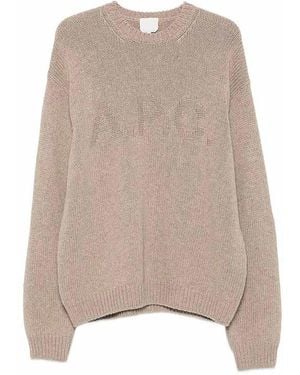 A.P.C. Rundhalspullover - Natur