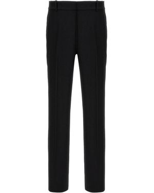 Alexander McQueen Cigarette Tailored Trousers - Black