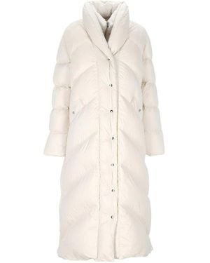 Add Coat With Buttons - White