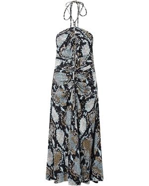 Proenza Schouler Midi Dress With Print - White