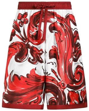 Dolce & Gabbana Vanity Bermuda Shorts - Red