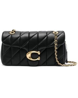 COACH Tabby Leather Crossbody Bag - Black
