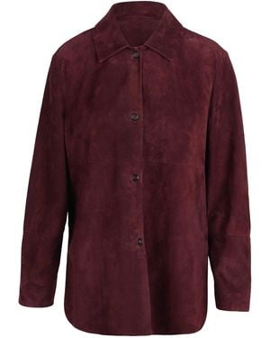 Max Mara Suede Jacket - Purple