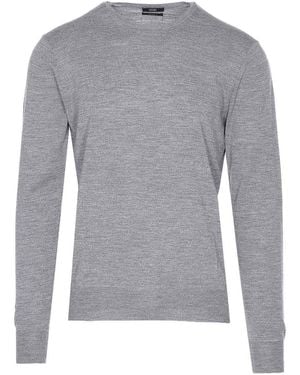 Hōsio T-Shirt A Maniche Lunghe - Grigio