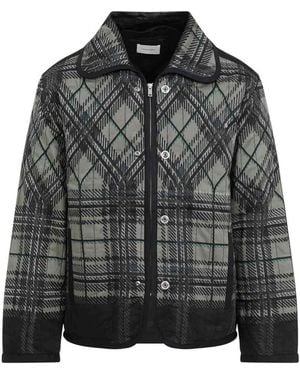 Craig Green Quilted Plaid Fade Jacket - Black