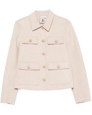 Semicouture Alisa Wool Jacket - Natural