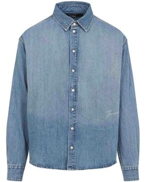 Jacquemus Simon De-Nîmes Cotton Shirt - Blue