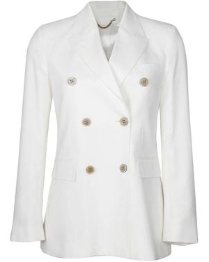 Golden Goose Double-Breasted Blazer - White