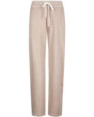 James Perse Wide Leg Sweatpant - White