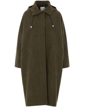 Pret Pour Partir Kaki Sunny Coat With Frontal Buttons Closure - Green
