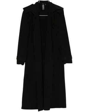 Norma Kamali Oversized Trench Coat - Black