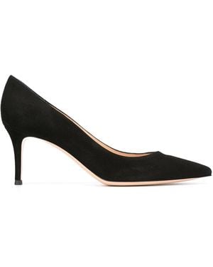 Gianvito Rossi Gianvito Suede Leather Pumps - Black