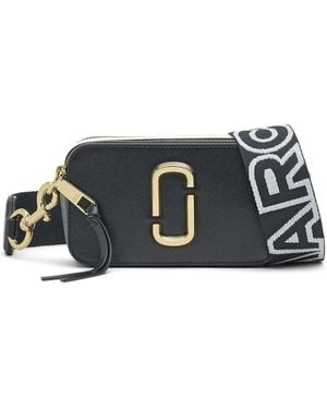 Marc Jacobs Snapshot Leather Cross-body Bag - Black