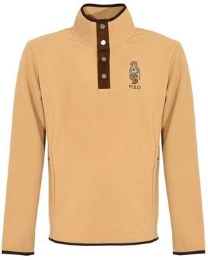 Polo Ralph Lauren Polo Bear Brushed Fleece Pullover - Natural