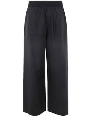 Maria Calderara Long Wide Pants - Blue