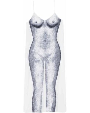 Moschino Statue Dress - Blue