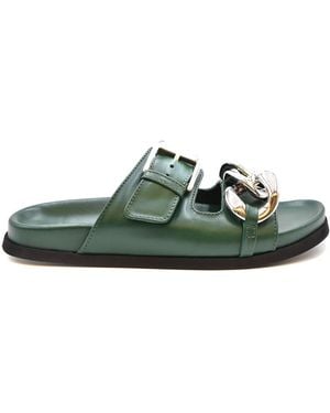 N°21 Sandals - Green