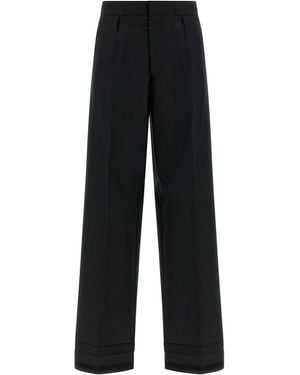 Maison Margiela Herringbone Trousers - Black