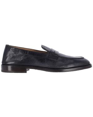 Alexander Hotto Leather Moccasins - Blue