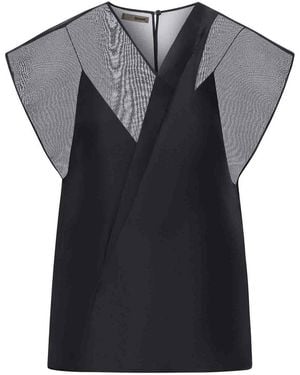 KHAITE Silk Top Mer - Black