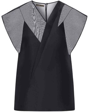 KHAITE Silk Top Mer - Black