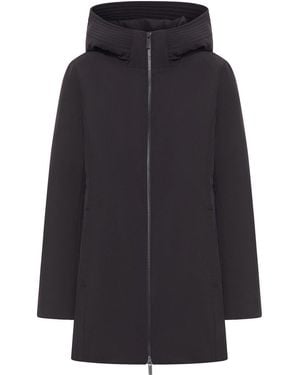 Woolrich Firth Parka In Tech Softshell - Blue