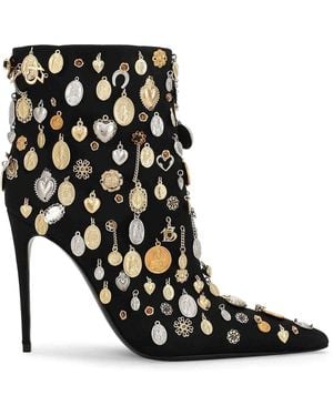 Dolce & Gabbana Stiletto Boots - Black