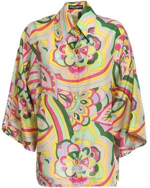 Dolce & Gabbana Reinassance Chemisier - Multicolour