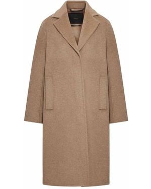 Max Mara Ardenne Coat Turtledove - Natural